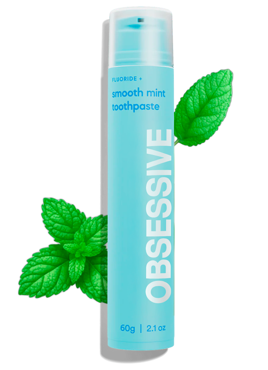 Pasta Dental OBSESSIVE Menta Suave: Hálito Fresco e Proteção com Flúor
