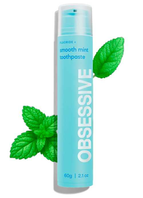 Pasta Dental OBSESSIVE Menta Suave: Hálito Fresco e Proteção com Flúor