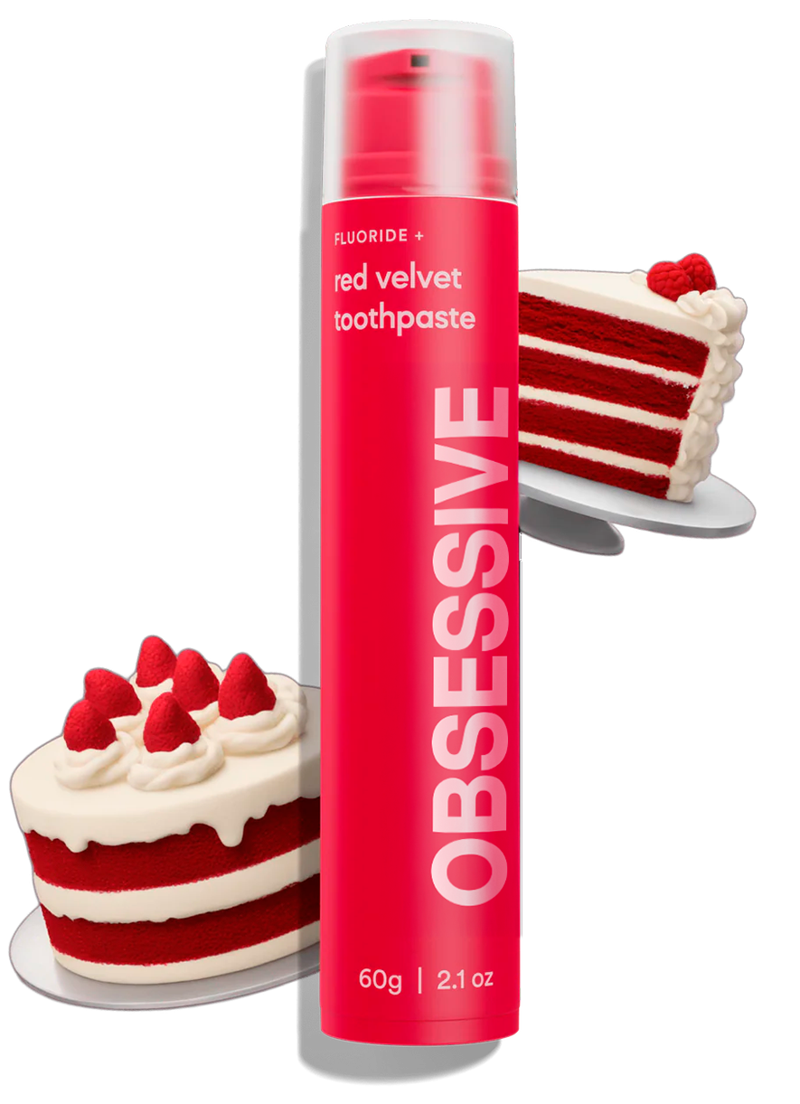 Creme Dental Red Velvet: Hálito Fresco e Sorriso Radiante com Flúor+