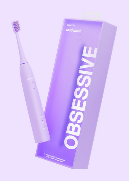 Escova Dental Elétrica Obsessive: Limpeza Profunda, 3 Modos, Temporizador Integrado