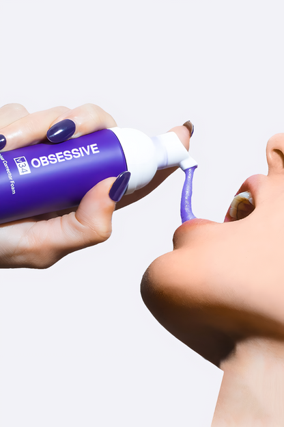 Espuma V34 Clareadora Instantânea: Correção de Cor para Dentes Brancos e Saudáveis